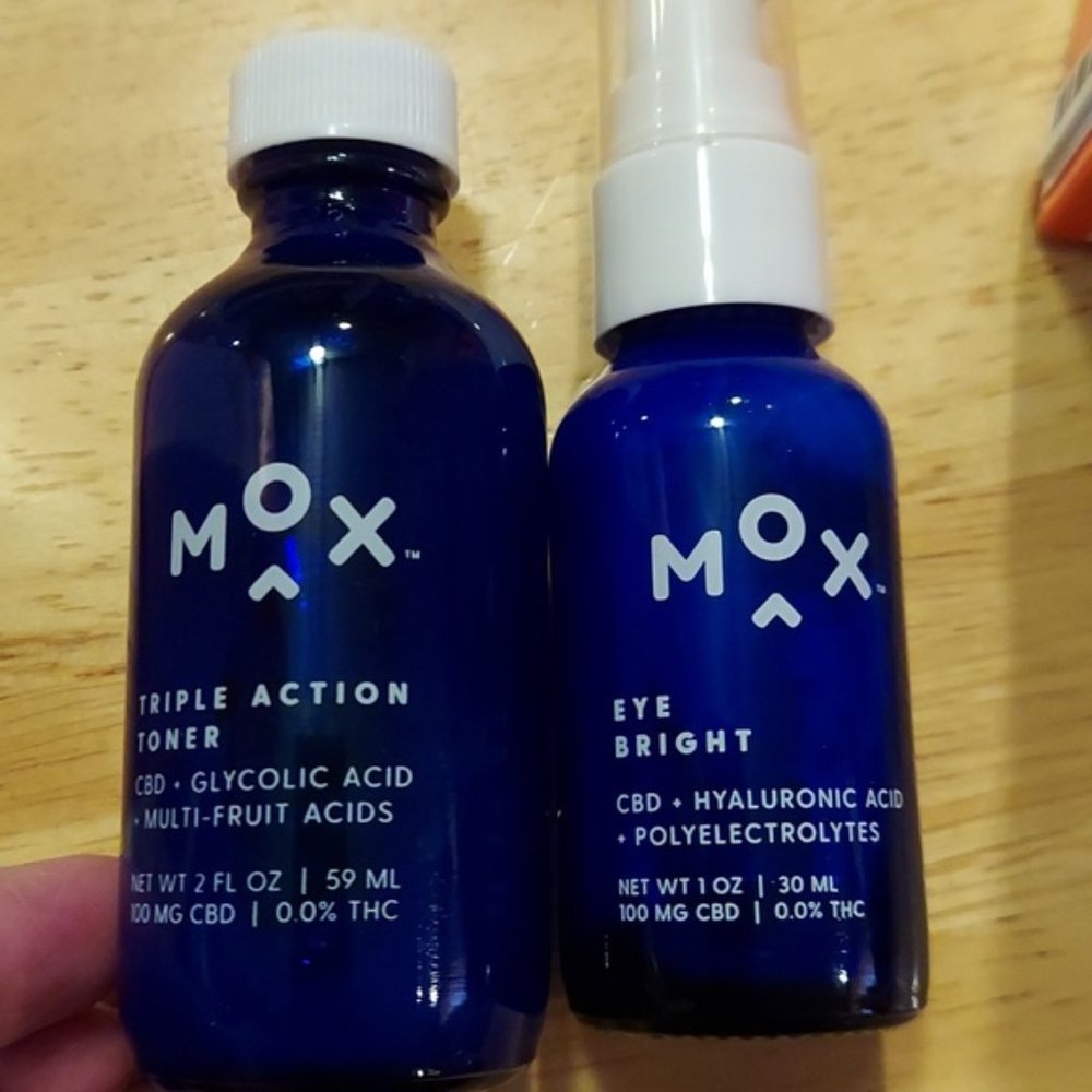 MOX Skincare Triple Action Toner and Eye Bright Cream
